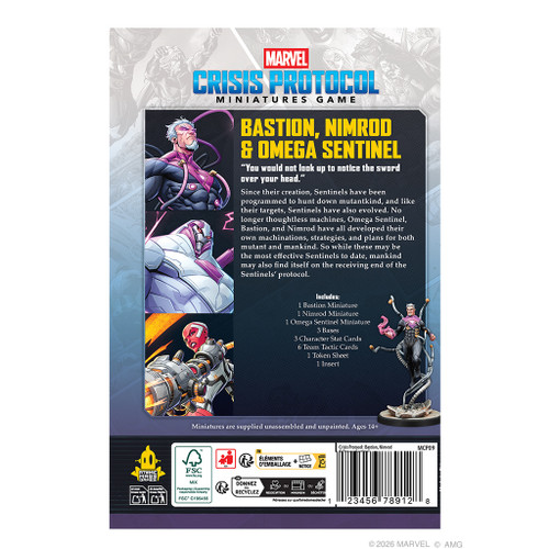 MCP009 - MARVEL CRISIS PROTOCOL: BASTION, NIMROD & OMEGA SENTINEL