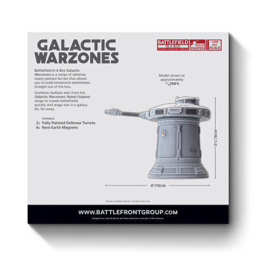 Galactic Warzones: Rebel Outpost - Defense  Turrets (x2) - BB741