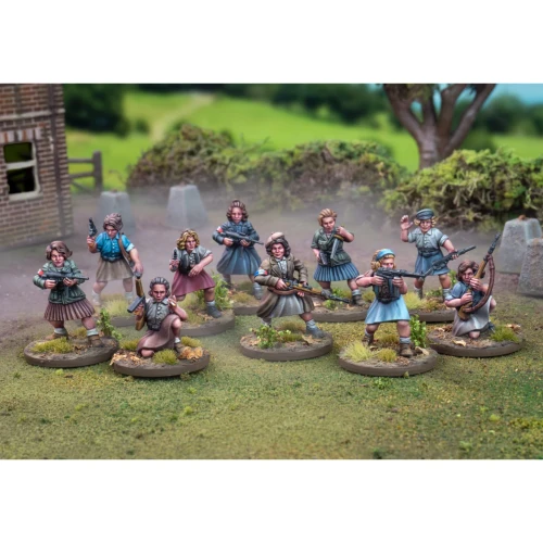 28mm Partisans (2) French Resistance Women