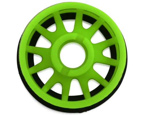 Mini-Z RWD "JUD" EVO Rear Threaded Side-Wall Carbon Fiber Rims (3mm Offset) (Green) (2)