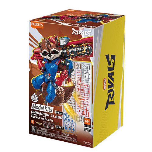 Marvel Blokees: 5.3-inch Champion Class Model Kit- CC08 Rivals Rocket Raccoon