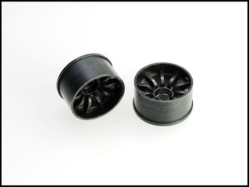 Mini-Z 2WD Machine Cut 10 Spoke Rear Wheel R1 Black
