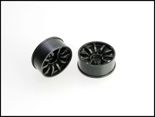 Mini-Z 2WD Machine Cut 10 Spoke Front Wheel F1 Black