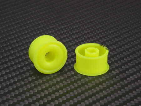 Mini-Z 2WD Machine Delrin Cut Yellow Formula 8.5x19mm Flanged Wheel F1
