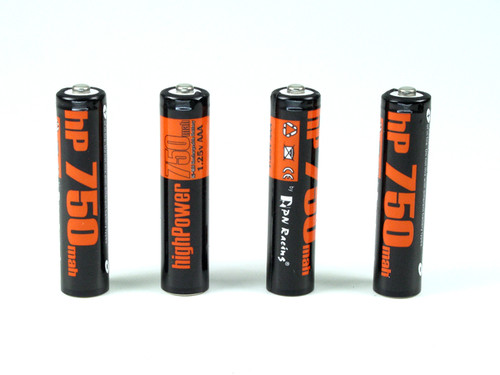 High Power 750mah Ni-MH Rechargeable AAA Battery (4pcs)