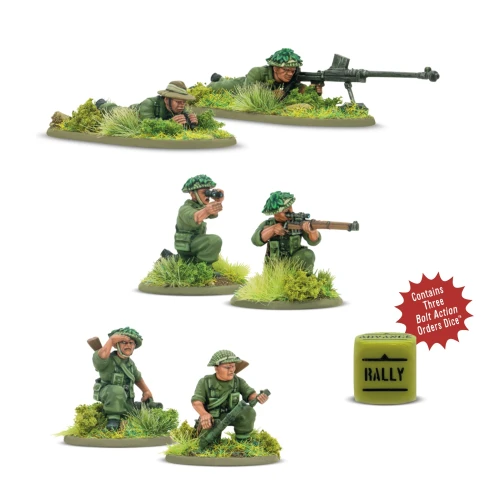 Bolt Action: British - Gurkha weapon teams