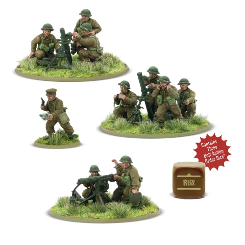 Bolt Action: British - Heavy weapons platoon (plastic)