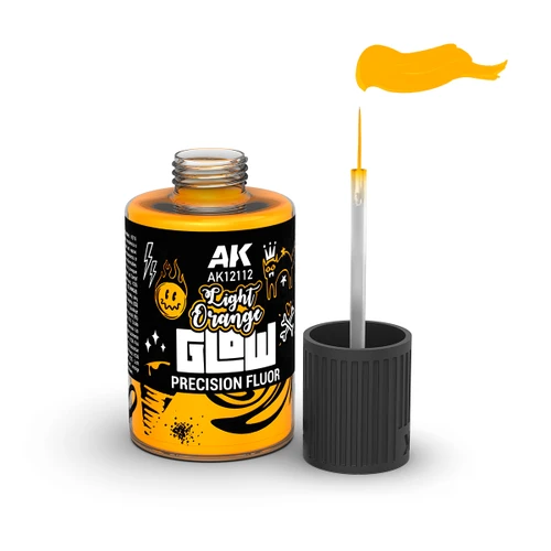 AK12112 - Light Orange Glow Precision Fluor 30ml
