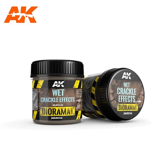 AK8034 - Wet Crackle Effects - 100ml (Acrylic)