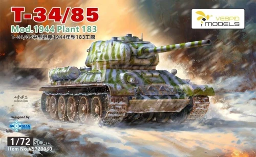 1/72 T-34/85 Medium Tank Mod.1944 Plant 183