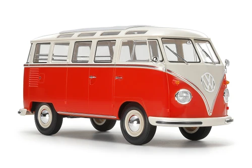[PREORDER] 1/24 Volkswagen Type 2 (T1) Red/White - Clic Loc
