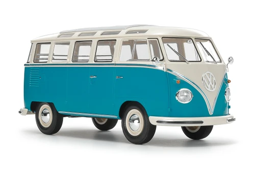 [PREORDER] 1/24 Volkswagen Type 2 (T1) Blue/White - Clic Loc