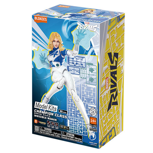Marvel Blokees: 5.3-inch Champion Class Model Kit- Marvel Rivals- Invisible Woman