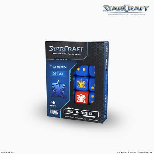 [PREORDER] StarCraft The Miniatures Game: Terran Custom Dice Set