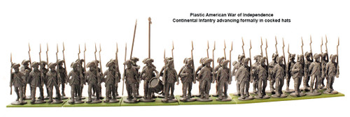 AWI250 AMERICAN WAR OF INDEPENDENCE - CONTINENTAL INFANTRY 1776 - 1783