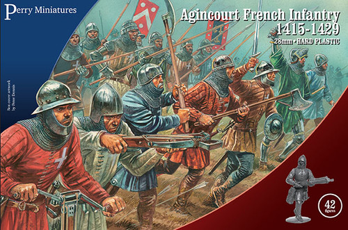 AO50 AGINCOURT FRENCH INFANTRY 1415 - 1429 AO50 AGINCOURT FRENCH INFANTRY 1415 - 1429