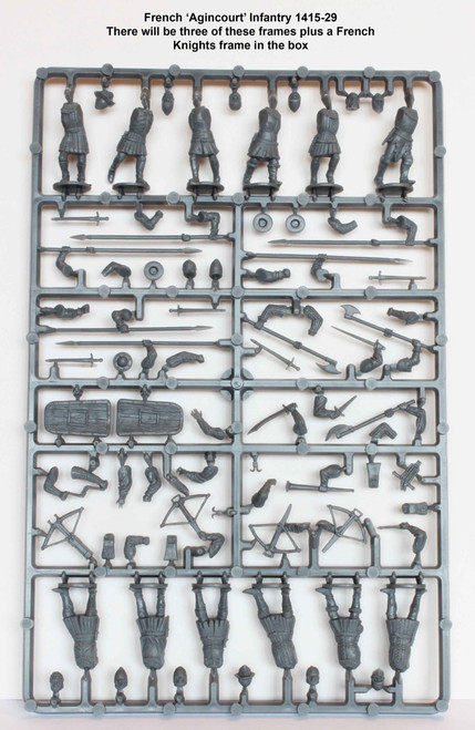 AO50 AGINCOURT FRENCH INFANTRY 1415 - 1429 AO50 AGINCOURT FRENCH INFANTRY 1415 - 1429