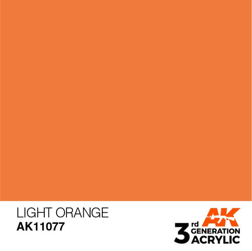 3G 077 -  Light Orange - AK11077 3G 077 -  Light Orange - AK11077