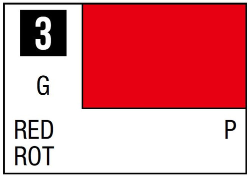 C003 Gloss Red 10ml Bottle