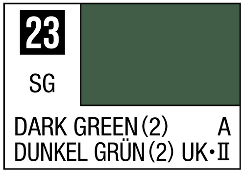C023 Semi-Gloss Dark Green (2) 10ml
