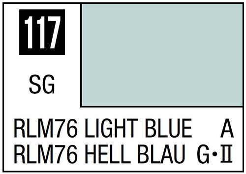 C117 Semi Gloss RLM76 Light Blue 10ml