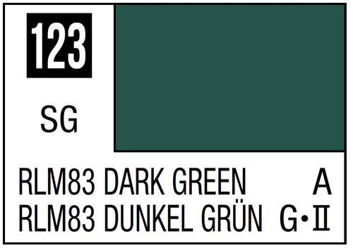 C123 Semi Gloss RLM83 Dark Green 10ml