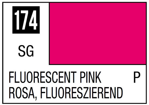 C174 Semi Gloss Fluorescent Pink 10ml