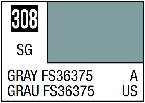 C308 Semi Gloss Gray FS36375 10ml