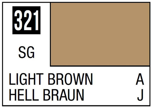 C321 Semi Gloss Light Brown 10ml