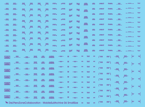 1/144 Caution Decals Purple - DD144P1