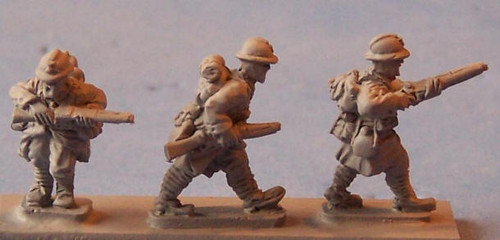 PIG080229 - FRENCH INFANTRY ADVANCING PIG080229 - FRENCH INFANTRY ADVANCING