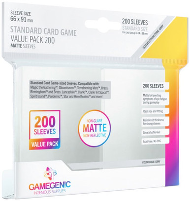 PRIME Sleeves: Standard CG Value Pack - GG1071 - Brookhurst Hobbies