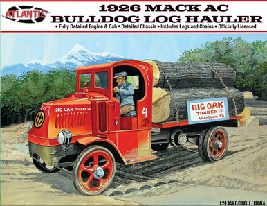 1/24 1926 MACK AC Bulldog Logging Truck - Brookhurst Hobbies
