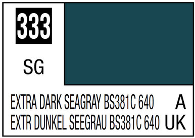 C335 Mr. Color Semi-Gloss Medium Seagray BS381C/637 10ml