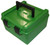 MTM Deluxe Carry Handle Flip Top 100 Round Rifle Box Magnum - Solid Green