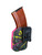 Hex-head retention adjustment screw detail on dual-layer single OWB magazine carrier