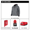 Milwaukee 306G-21S M12 Heated Hoodie Kit Gray Small