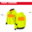 Milwaukee 306HV-20S M12 Heated Hoodie Hi-Vis Small