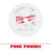 Milwaukee 48-40-0627 6-1/2" 48T Fine Finish Track Saw Blade
