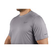 Milwaukee 414G WORKSKIN Lightweight Base Short Sleeve Gray XL