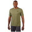 Milwaukee 603GN Hybrid Work Tee Short Sleeve Green L