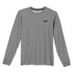 Milwaukee 604G Hybrid Work Tee Long Sleeve Gray 2X