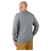 Milwaukee 604G Hybrid Work Tee Long Sleeve Gray XL