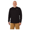 Milwaukee 604B Hybrid Work Tee Long Sleeve Black 2X