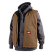 Milwaukee 801BR HEAVY DUTY Sherpa-Lined Vest Brown S