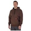 Milwaukee 351BR Midweight Pullover Hoodie Brown 2X