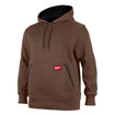 Milwaukee 351BR Midweight Pullover Hoodie Brown M