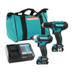 Makita CLX224 12V MAX CXT 2 Tool Combo Kit