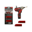 StealthMounts BH-MW12-RED-2 Bit Holder for Milwaukee M12 (2 Pack) Red