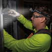 Klein 56048 Rechargeable Headlamp With Fabric Strap, 400 Lumens, All-Day Runtime